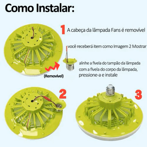 Luminária LED com Ventilador FanMaster®