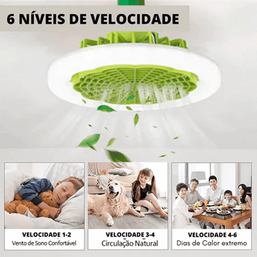 Luminária LED com Ventilador FanMaster®