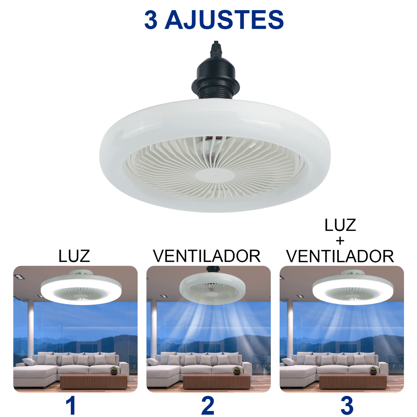 Luminária LED com Ventilador FanMaster®