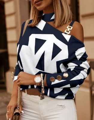 Blusa Pullover Manga Longa