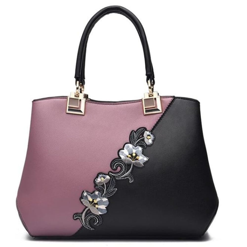 Bolsa de Couro Flower Luxury