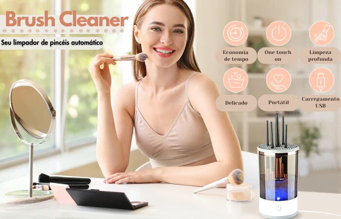 Brush Cleaner - Seu limpador de pincéis automático