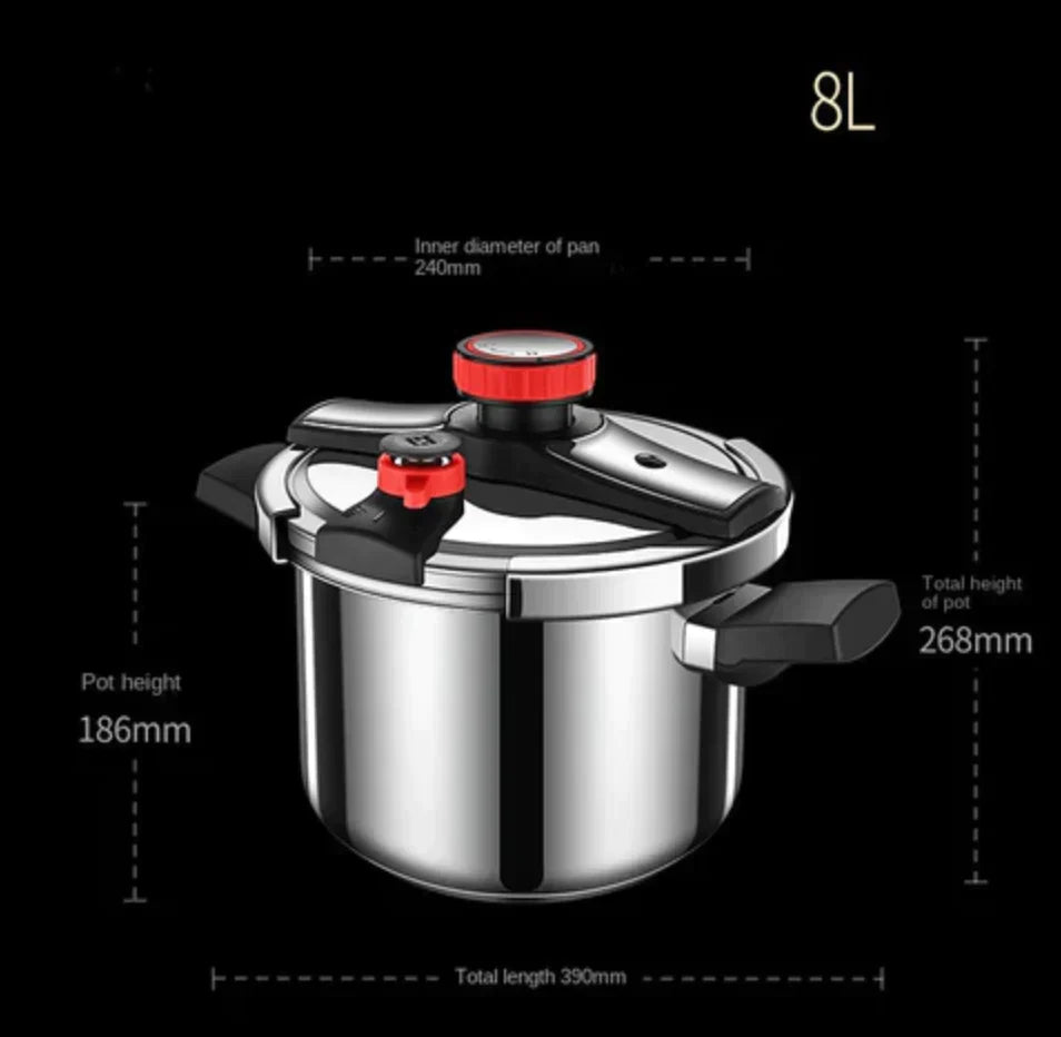 Panela de Pressão Aço Inox | Anti Explosão