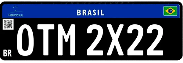 Adesivos Numerais do 0 ao 9 Para Placas de Veículos - Anti-Multa