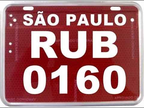 Adesivos Numerais do 0 ao 9 Para Placas de Veículos - Anti-Multa