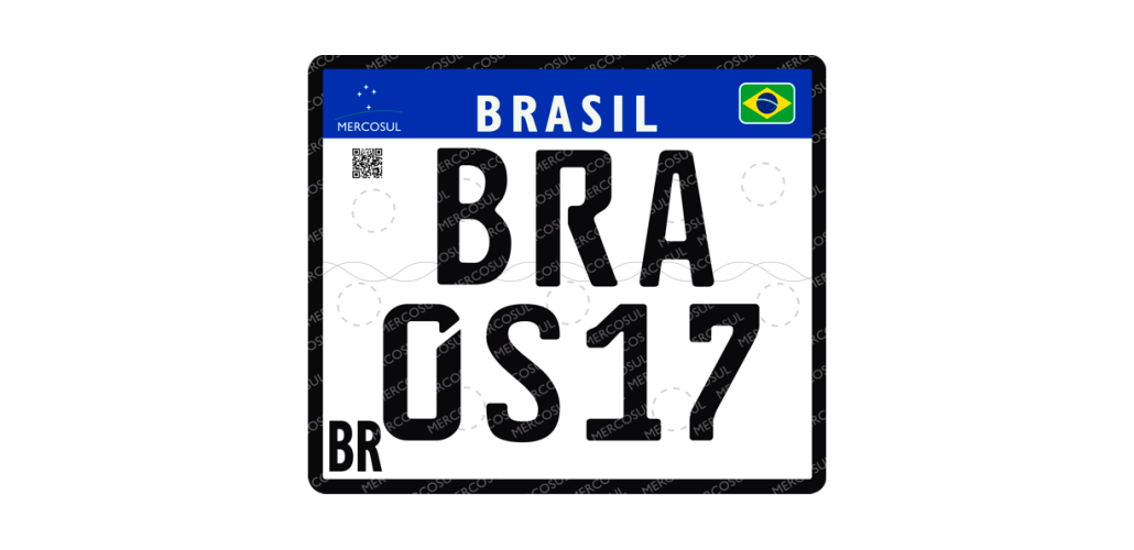 Adesivos Numerais do 0 ao 9 Para Placas de Veículos - Anti-Multa