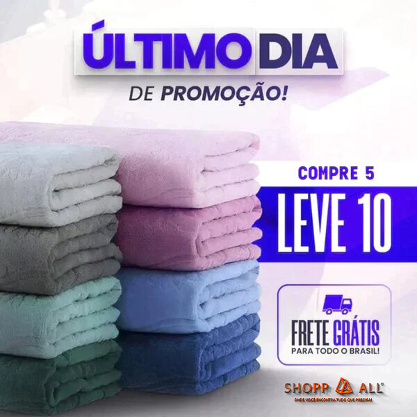 MEGA KIT Com 10 Toalhas