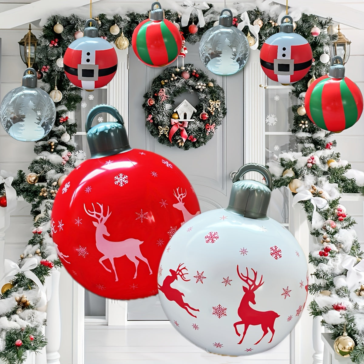 Bola inflável de decoração de Natal - Shopp All Store