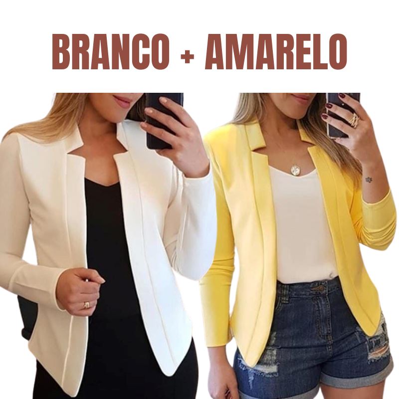 Blazer Executiva Charme para Trabalho e Casual