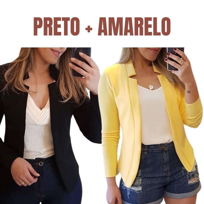 Blazer Executiva Charme para Trabalho e Casual