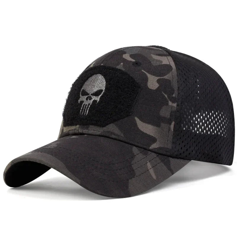 Boné Masculino Trucker Original Aba Curva - Modelo Soldier