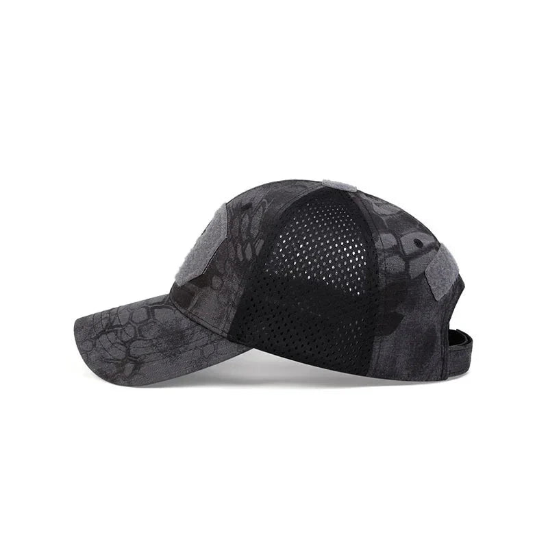 Boné Masculino Trucker Original Aba Curva - Modelo Soldier