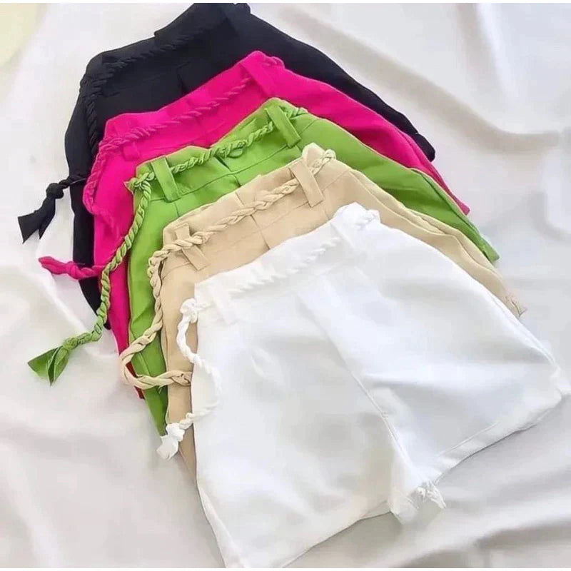 Short Alfaiataria Feminino com Cordão