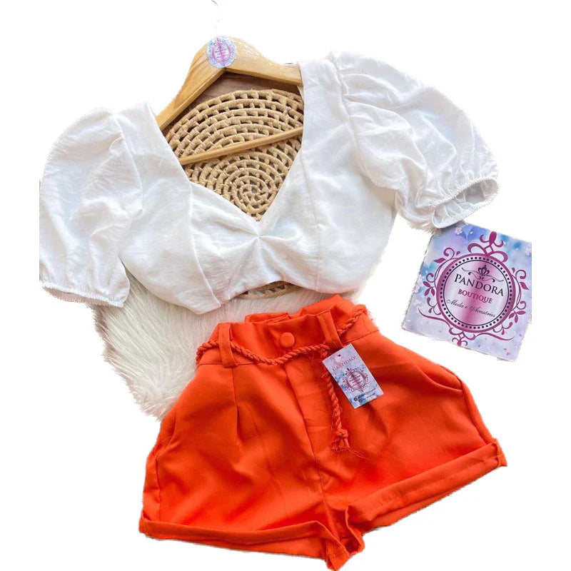 Short Alfaiataria Feminino com Cordão