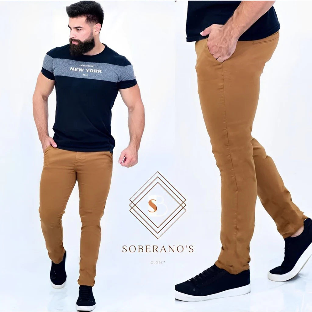 Calça Masculina Sport Fino Skinny Slim