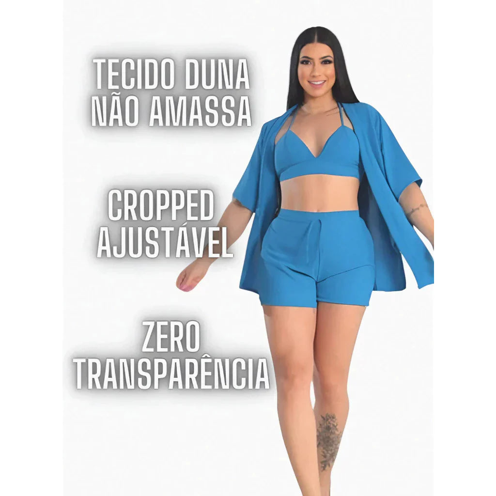 Conjunto Feminino Kimono Duna