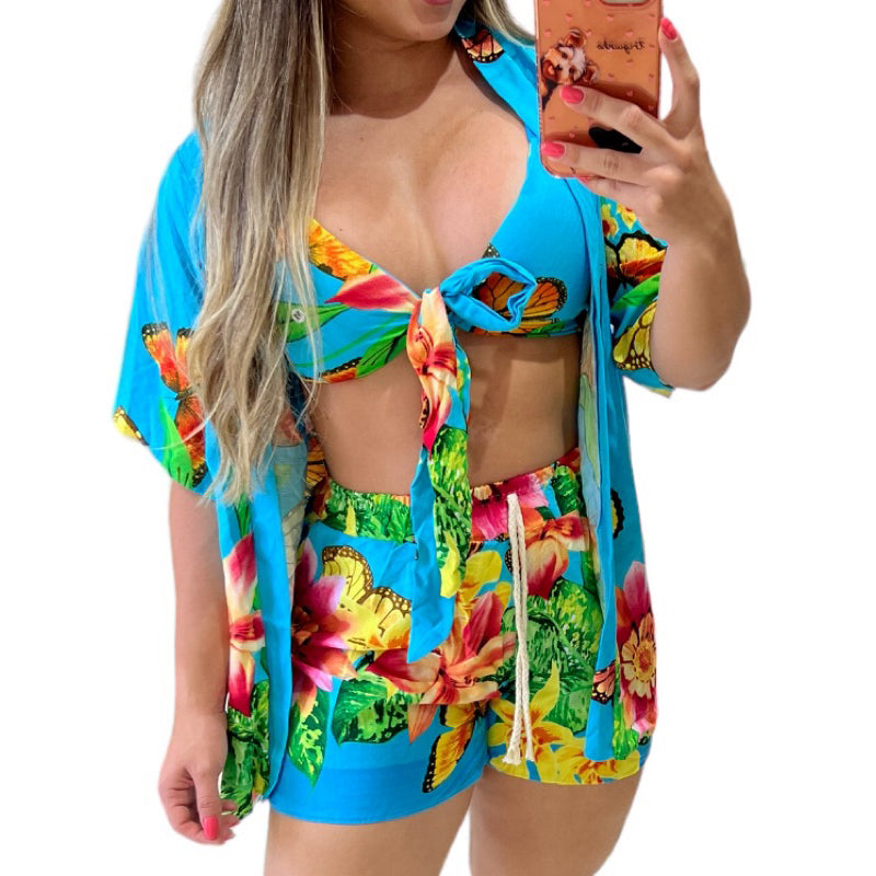 Conjunto Kimono Praia