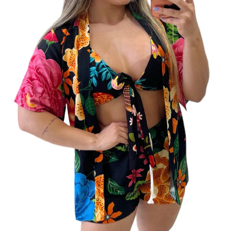 Conjunto Kimono Praia