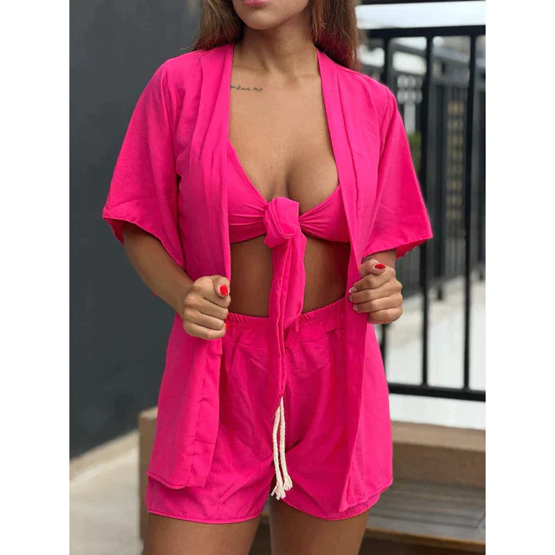 Conjunto Kimono Praia