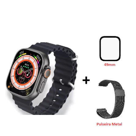 Smartwatch W68+ Ultra Max Watch 8 Ultra Max Relógio Inteligente Série 8 Tela 2.02 49mm Original - Shopp All Store