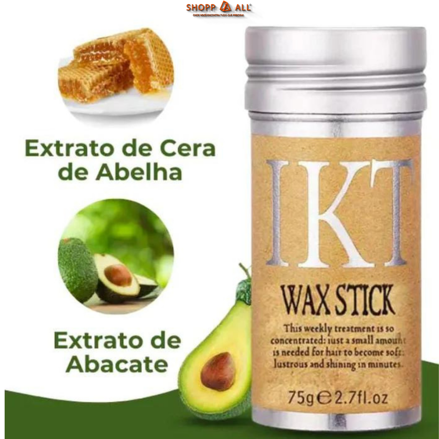 Wax Stick® - Bastão finalizador e fixador para Cabelos