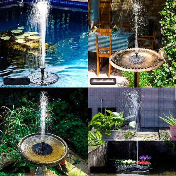 Chafariz Solar para Jardim | SunFountain + 4 Bicos de Brinde