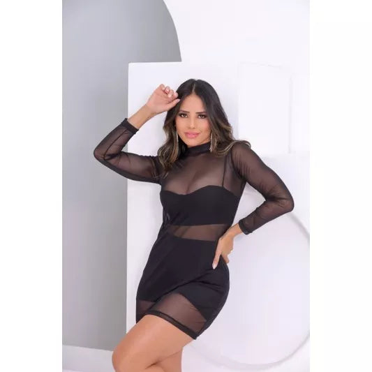 Vestido Tule Transparente