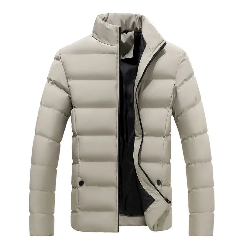 Jaqueta Puffer Masculina High Collar - Estilo e Conforto para o Outono/Inverno 2024