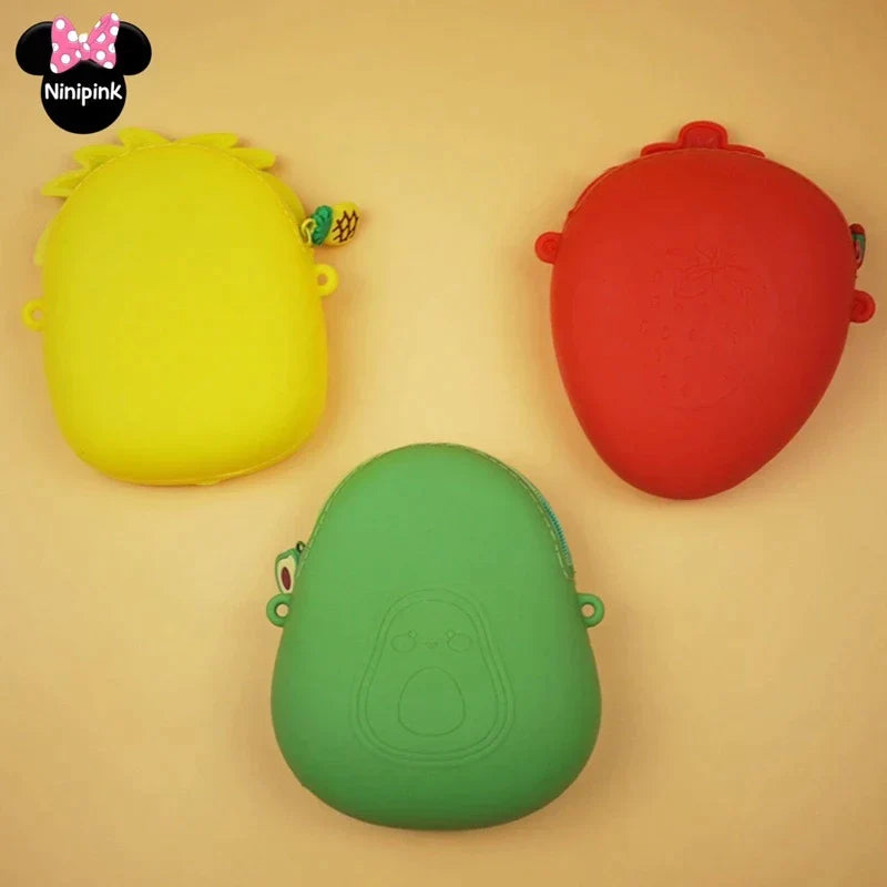 Bolsa Infantil Moda Frutas Silicone