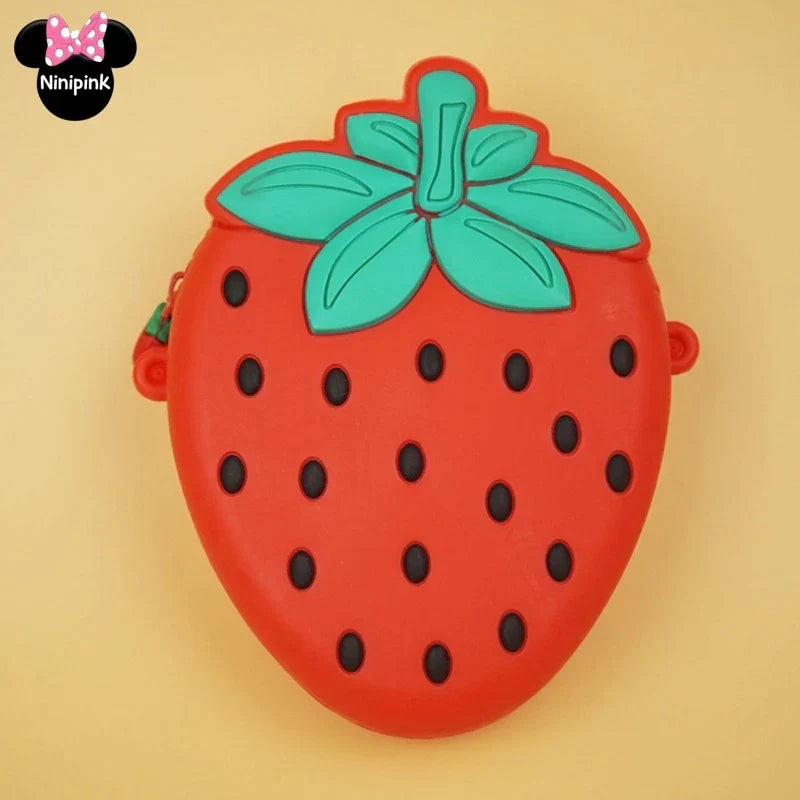 Bolsa Infantil Moda Frutas Silicone