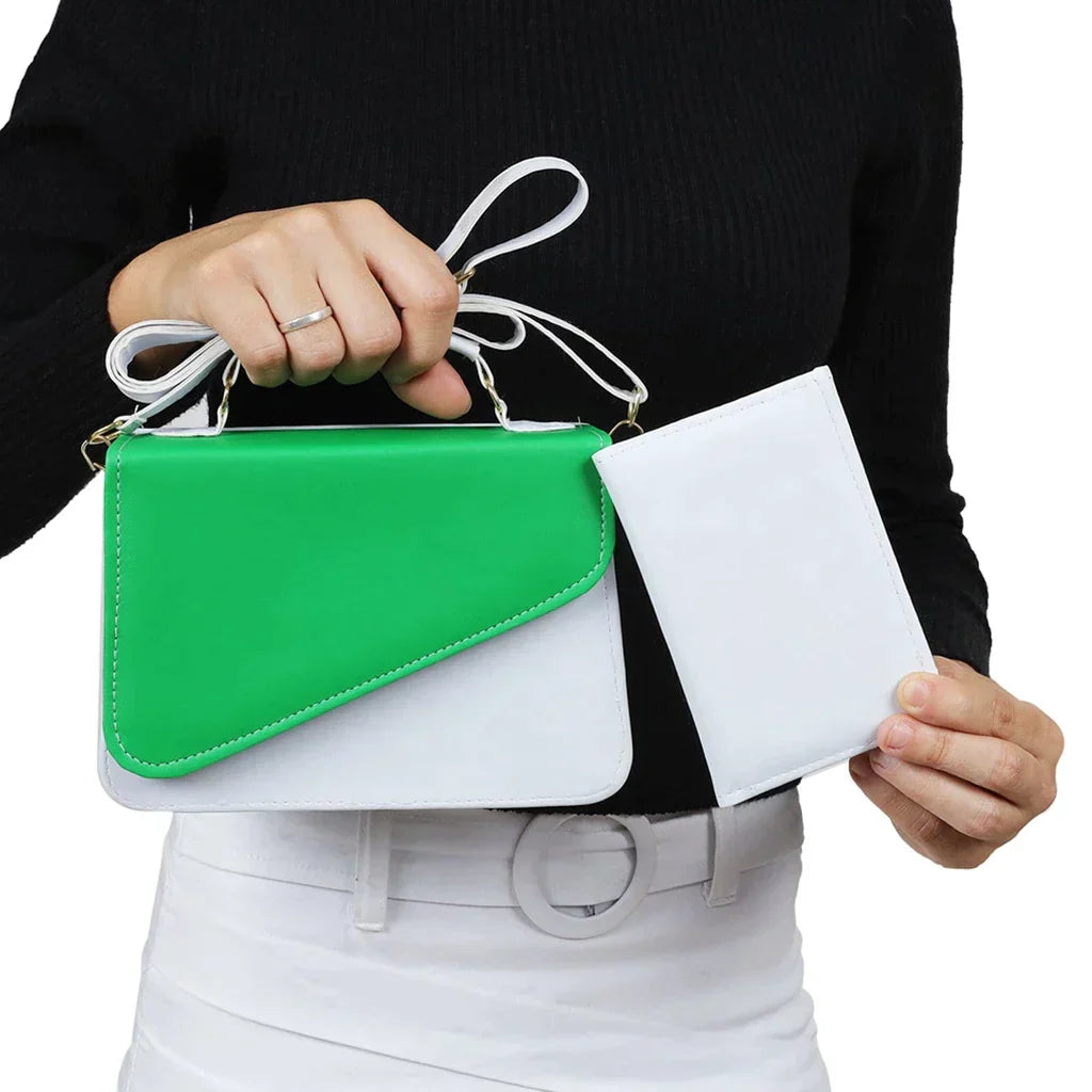 Bolsa de Ombro Clutch Com Carteira Slim