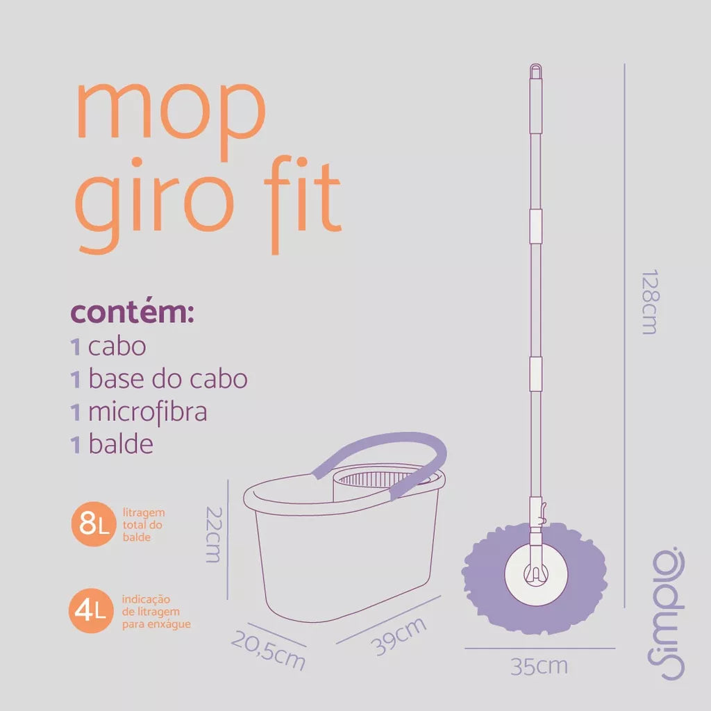 Mop Giratório | Giro Fit